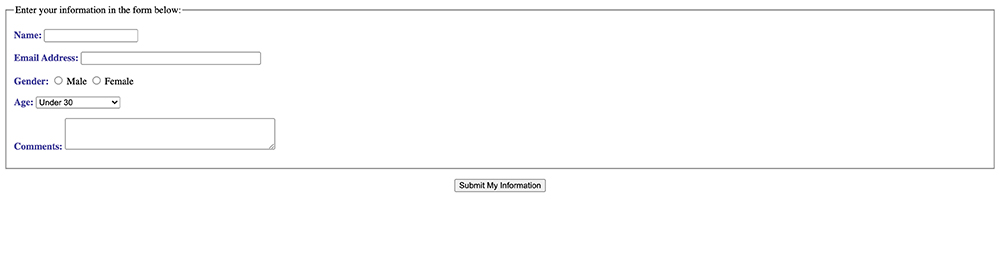 Information Form